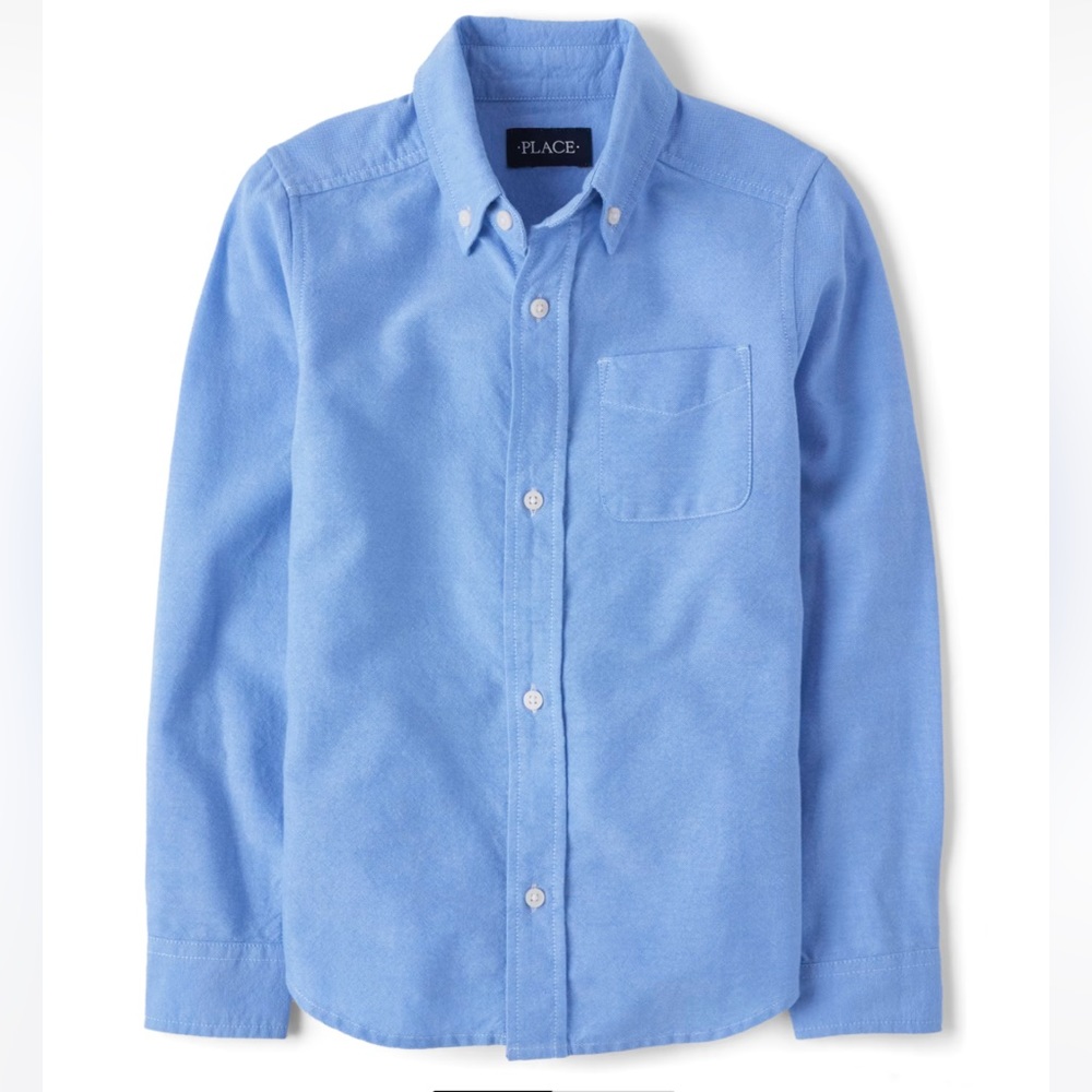 NWT Boys Uniform Oxford Button Down Shirt